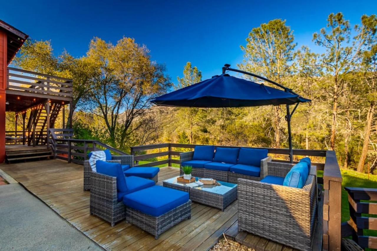 Sierra Vista Lookout Lodge With Creek, Waterfall And Waterholes, Minutes From Bass Lake And Yosemite South Gate North Fork Exteriér fotografie