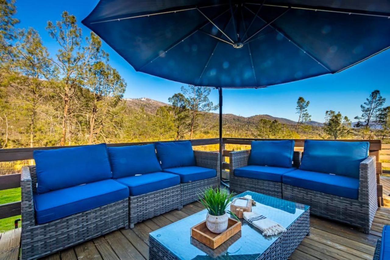 Sierra Vista Lookout Lodge With Creek, Waterfall And Waterholes, Minutes From Bass Lake And Yosemite South Gate North Fork Exteriér fotografie
