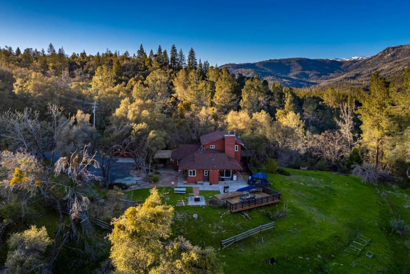 Sierra Vista Lookout Lodge With Creek, Waterfall And Waterholes, Minutes From Bass Lake And Yosemite South Gate North Fork Exteriér fotografie