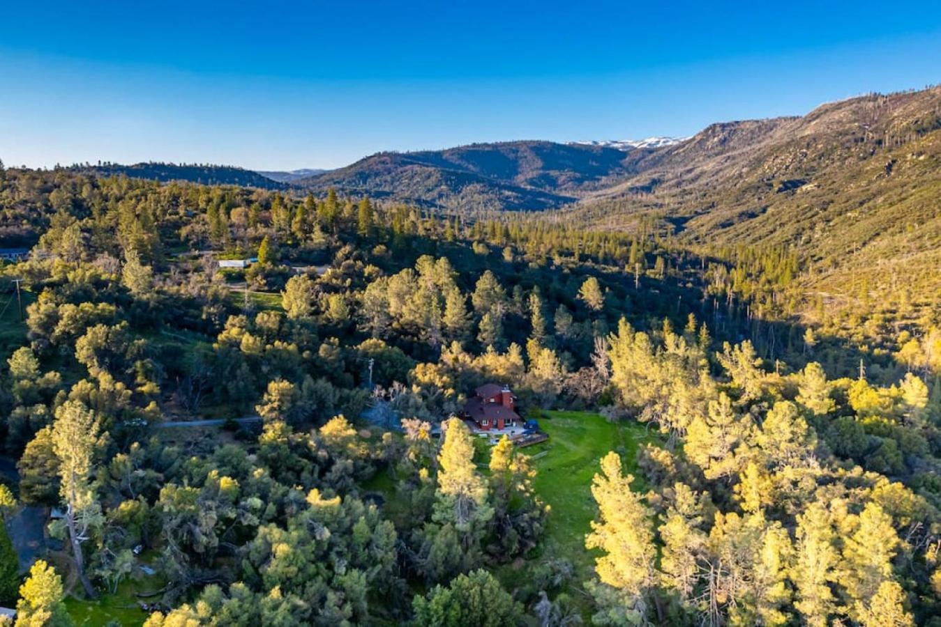 Sierra Vista Lookout Lodge With Creek, Waterfall And Waterholes, Minutes From Bass Lake And Yosemite South Gate North Fork Exteriér fotografie