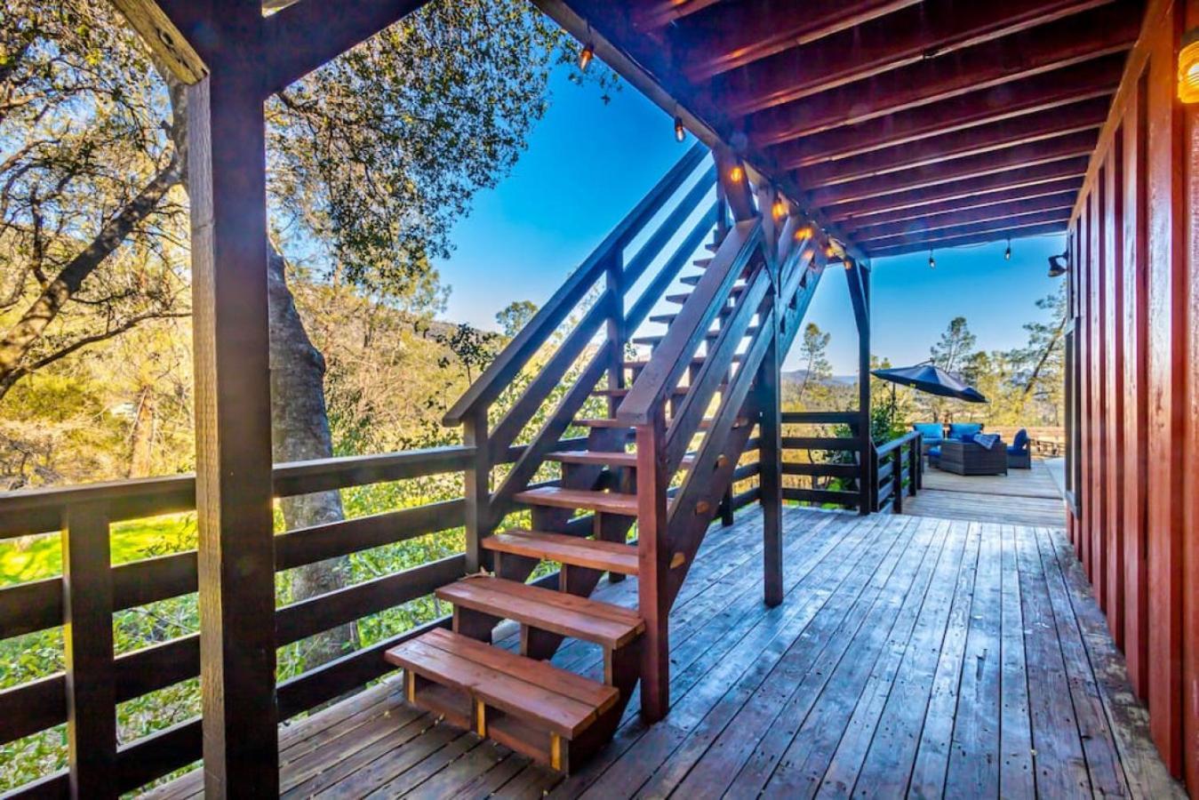 Sierra Vista Lookout Lodge With Creek, Waterfall And Waterholes, Minutes From Bass Lake And Yosemite South Gate North Fork Exteriér fotografie