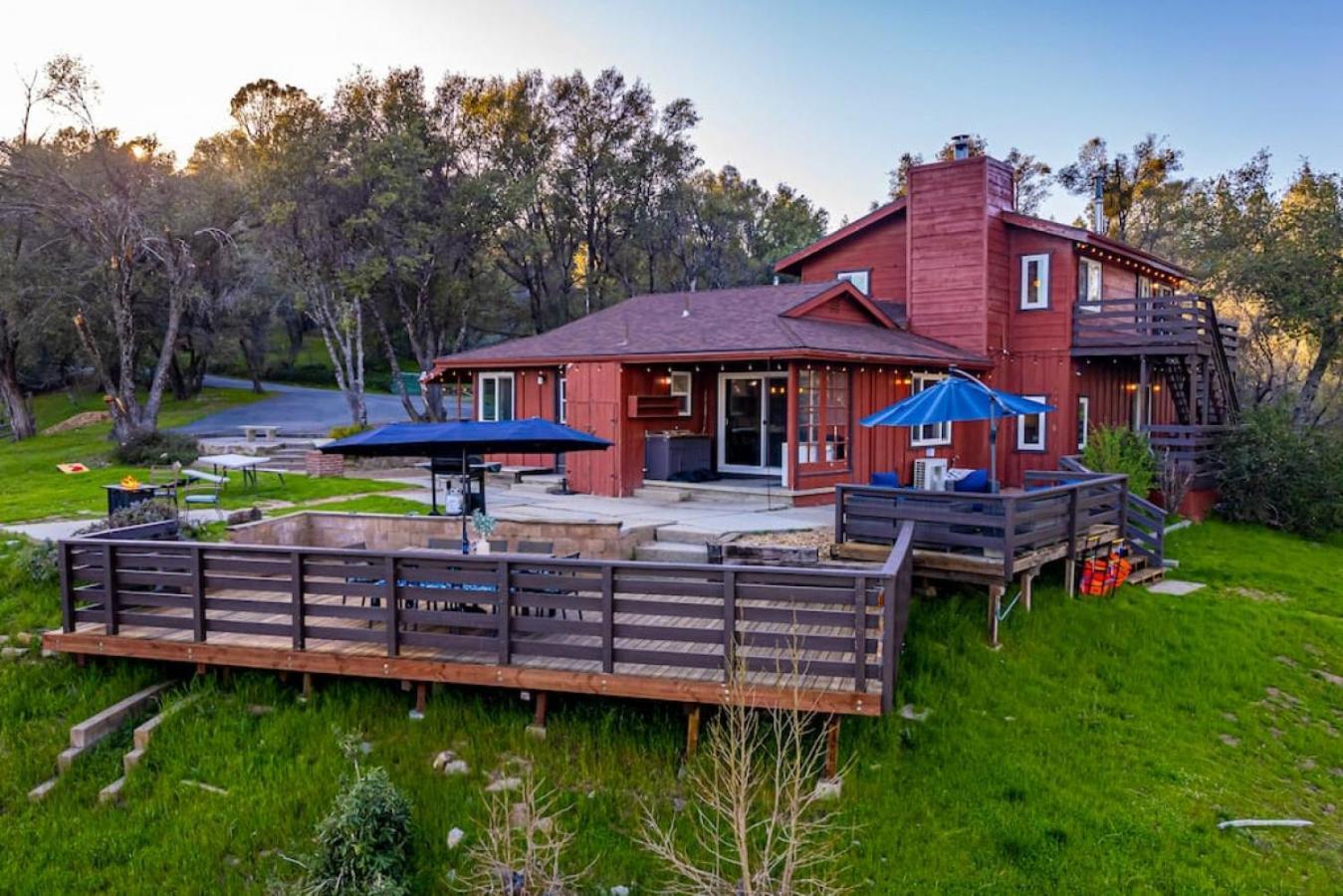 Sierra Vista Lookout Lodge With Creek, Waterfall And Waterholes, Minutes From Bass Lake And Yosemite South Gate North Fork Exteriér fotografie